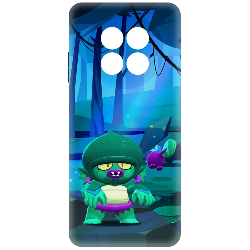 

Чехол-накладка Krutoff Soft Case Brawl Stars - Болотный Джин для Realme 13 5G черный