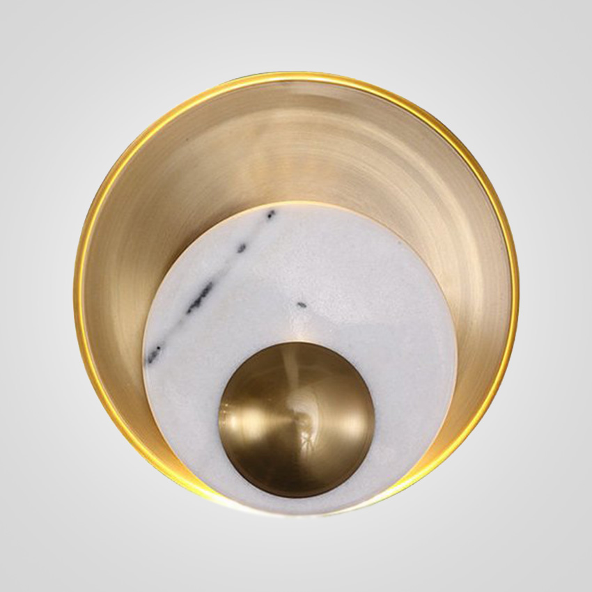 

Бра Ginger &Amp; Jagger Pearl Wall Lamp Round Gold, 44.614