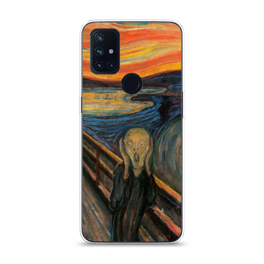 

Чехол Awog на OnePlus Nord N10 / ВанПлас Nord N10 "Крик", Оранжевый;синий;серый, 152350-9