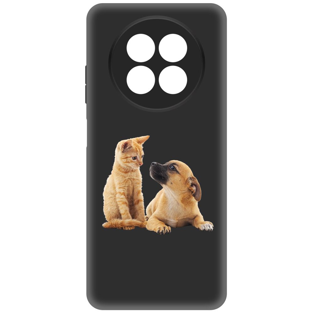 

Чехол-накладка Krutoff Soft Case Лучшие друзья для Realme 13 5G черный