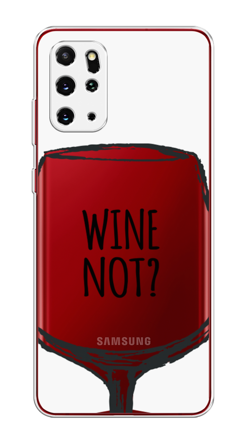 

Чехол на Samsung Galaxy S20 Plus "Wine not white", Белый, 29350-6