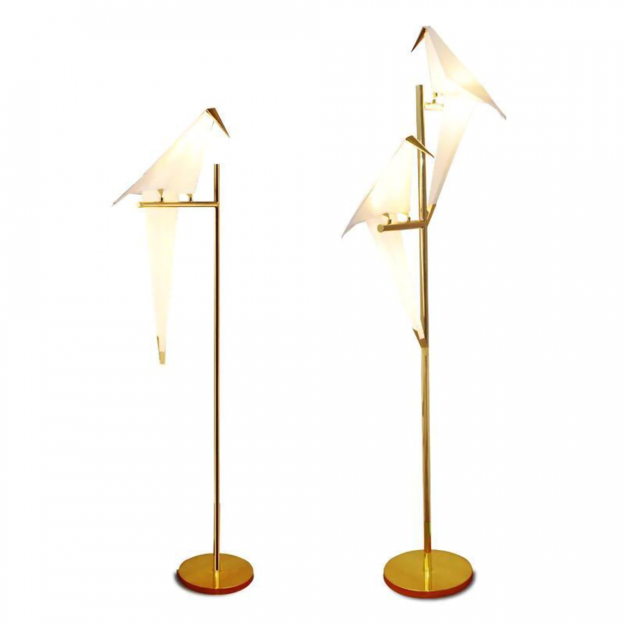 фото Торшер origami bird floor two lamps imperiumloft