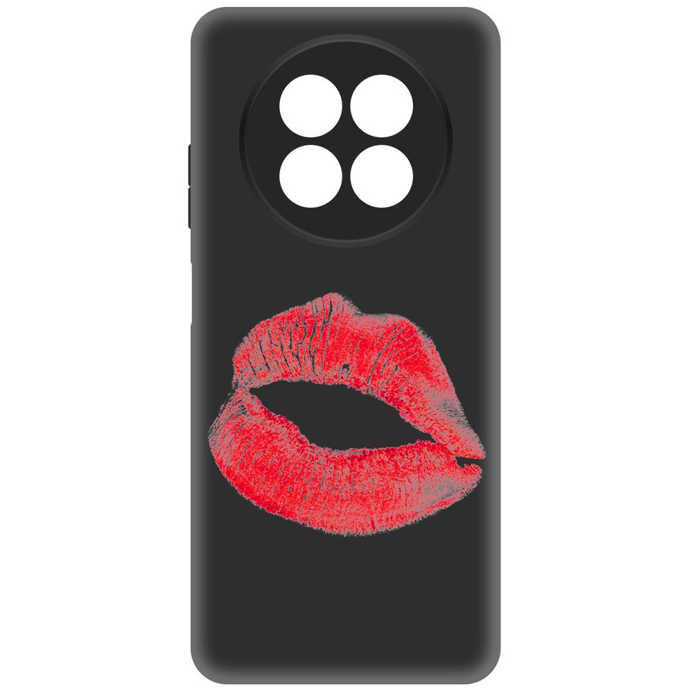 

Чехол-накладка Krutoff Soft Case След помады для Realme 13 5G черный