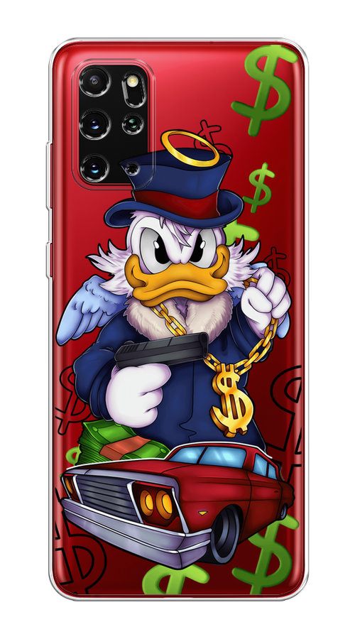 

Чехол на Samsung Galaxy S20 Plus "Scrooge McDuck with a Gold Chain", Красный;синий;белый, 29350-6