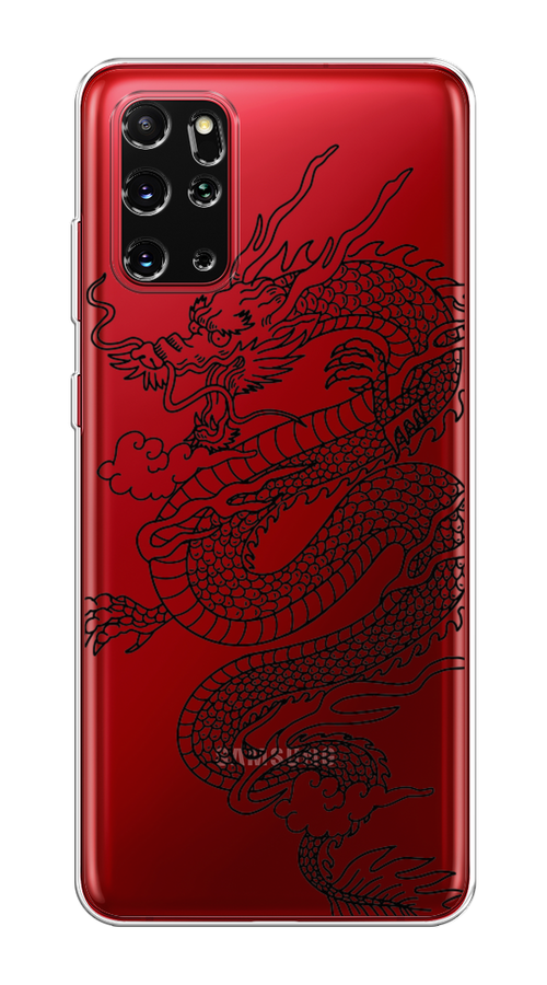 

Чехол на Samsung Galaxy S20 Plus "Большой китайский дракон", Черный;серый, 29350-1