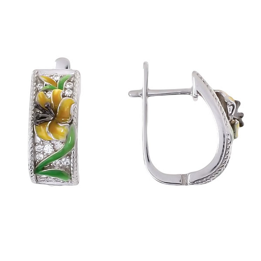

Серьги из серебра с фианитом Balex Jewellery 2452920005, 2452920005