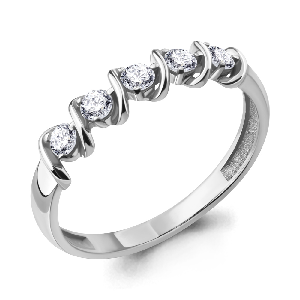 

Кольцо из серебра с фианитом Aquamarine Aquamarine 68706А_925_р р. 17, 68706А_925_р