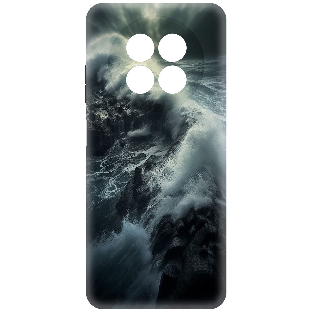 

Чехол-накладка Krutoff Soft Case Шторм для Realme 13 5G черный