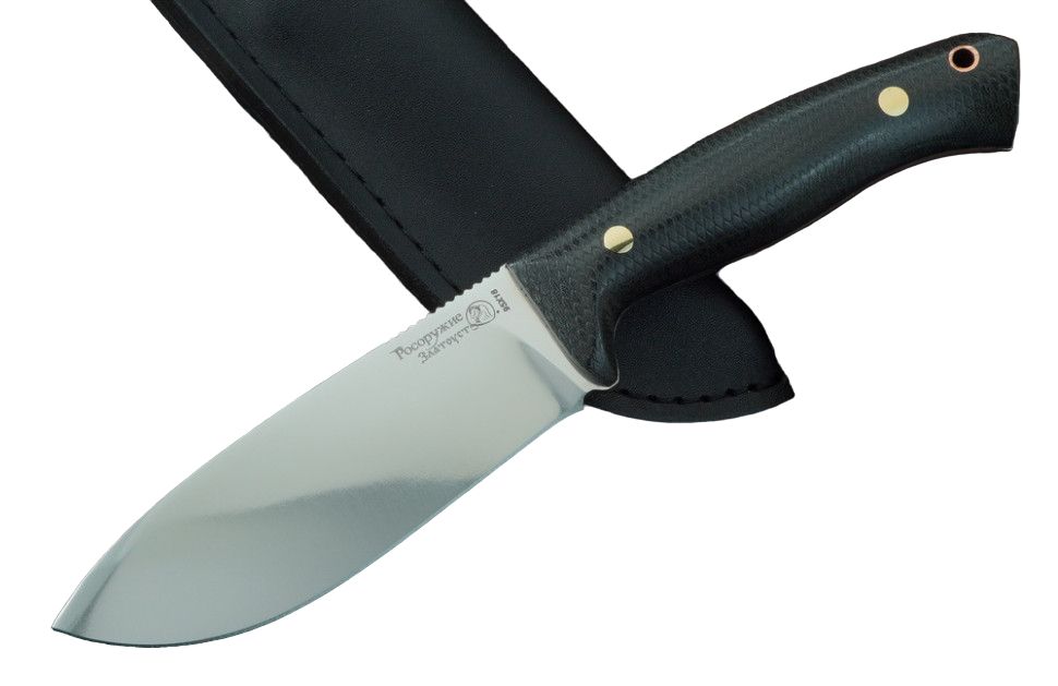 Росоружие нож Фултанг 02 (95Х18, текстолит, насечка)