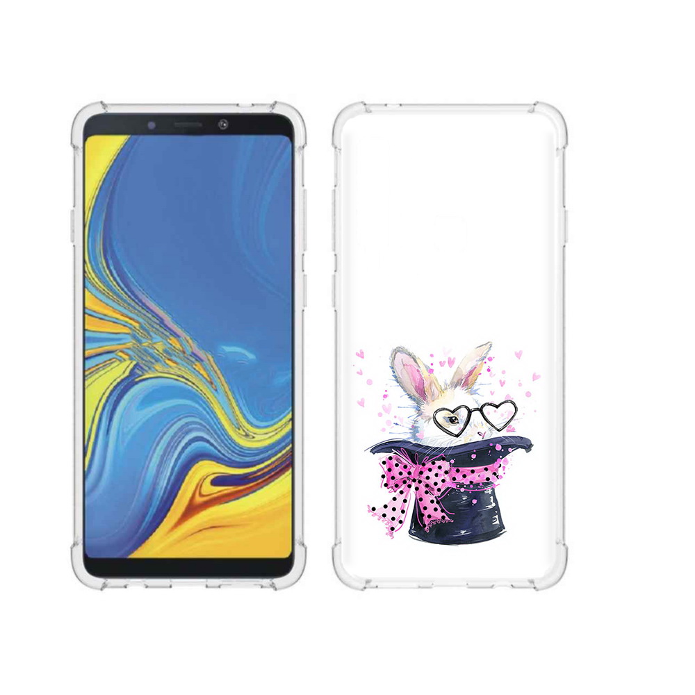 

Чехол MyPads Tocco для Samsung Galaxy A9 кролик в шляпе (PT118683.560.418), Прозрачный, Tocco