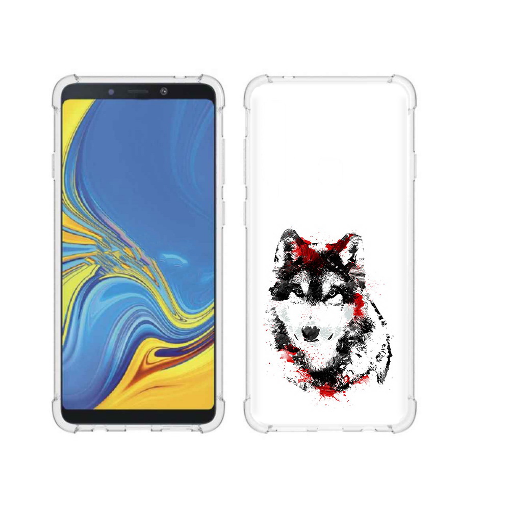 

Чехол MyPads Tocco для Samsung Galaxy A9 кровавый волк (PT118683.560.416), Прозрачный, Tocco