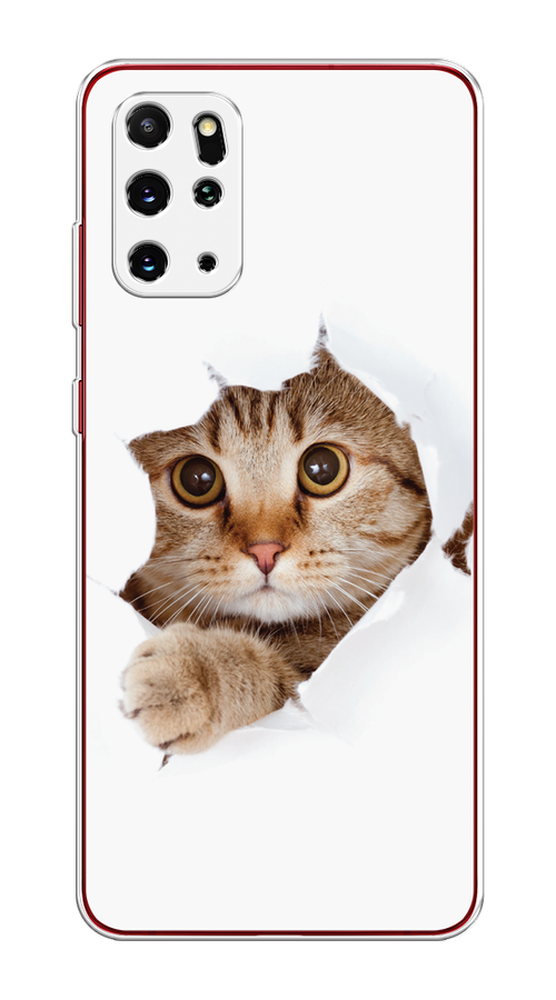 

Чехол на Samsung Galaxy S20 Plus "Кот и бумага", Белый;коричневый, 29350-1