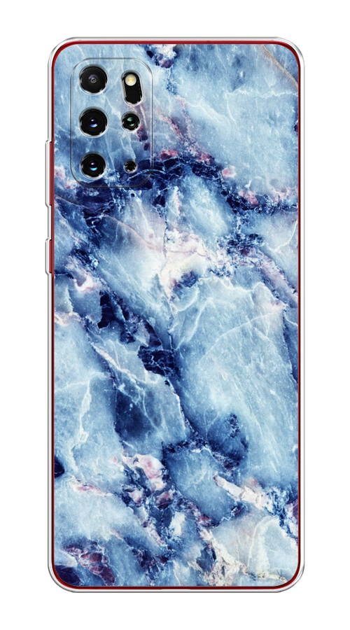 

Чехол на Samsung Galaxy S20 Plus "Мрамор с синими прожилками", Синий, 29350-3