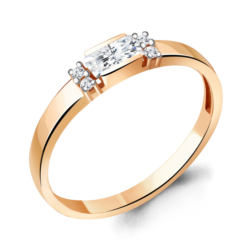 

Кольцо из серебра с фианитом Aquamarine Aquamarine 68697А_925_з р. 15,5, 68697А_925_з