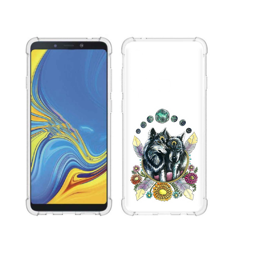 

Чехол MyPads Tocco для Samsung Galaxy A9 красивые волки абстракция (PT118683.560.408), Прозрачный, Tocco