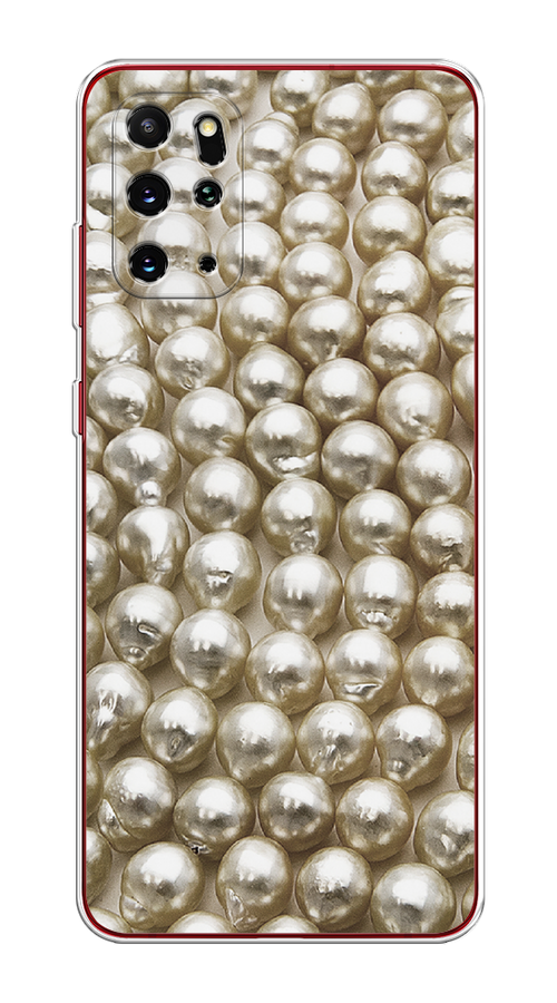 

Чехол на Samsung Galaxy S20 Plus "Жемчуг", Бежевый, 29350-3