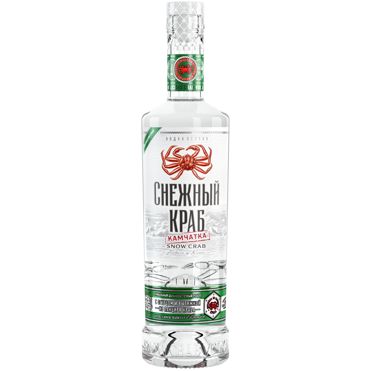 

Водка Снежный краб Охотский 0,7 л