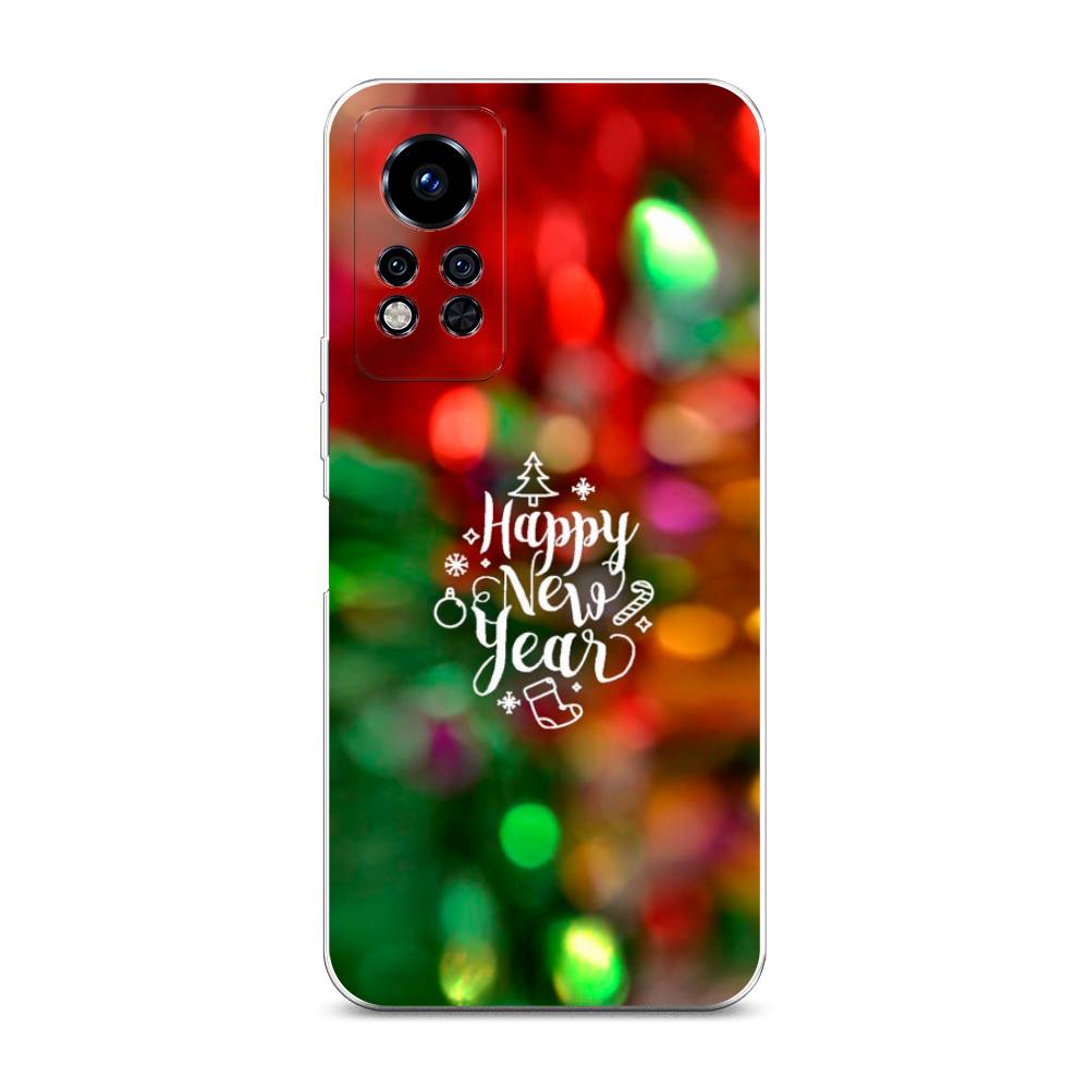 

Чехол на Infinix Note 12i 2022 "Новый Год на елке", Зеленый;красный;желтый, 3102750-5