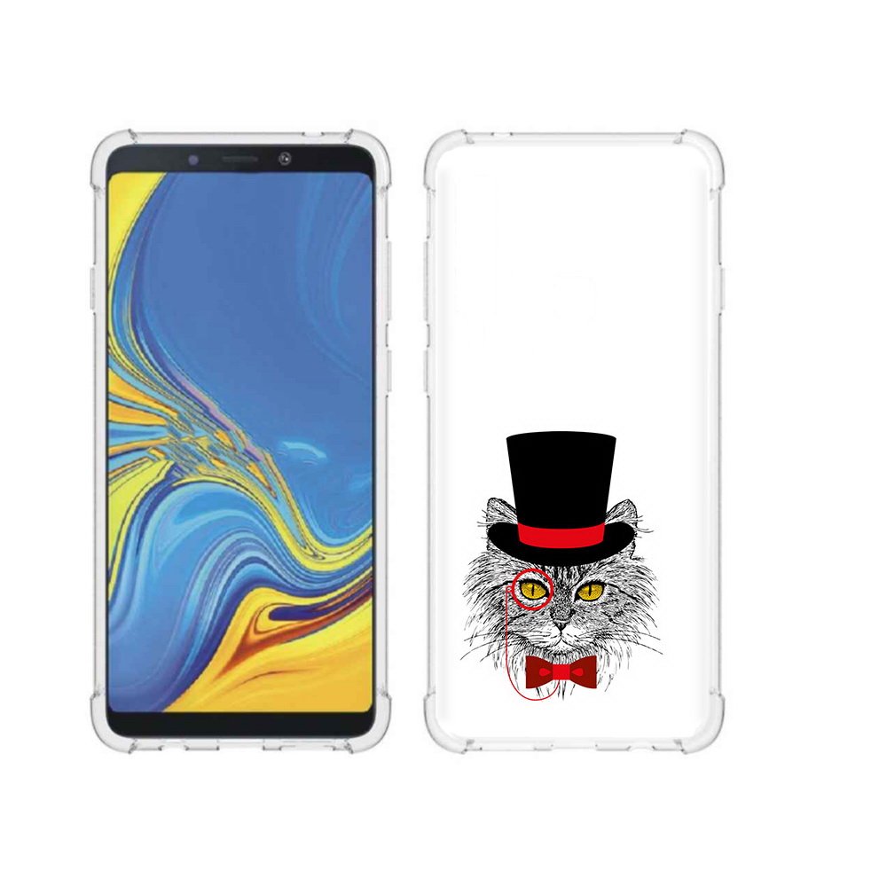 Чехол MyPads Tocco для Samsung Galaxy A9 кот в шляпе (PT118683.560.397)