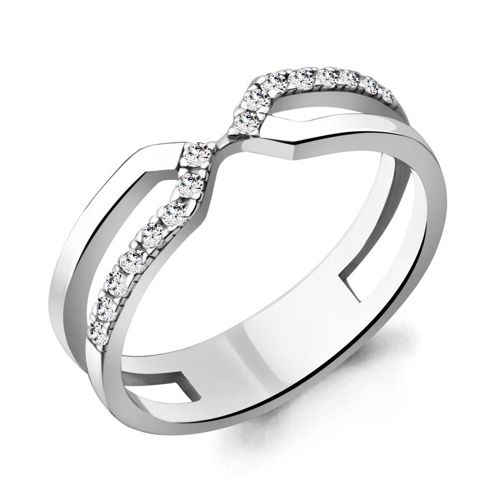 

Кольцо из серебра с фианитом Aquamarine Aquamarine 68691А_925_р р. 16, 68691А_925_р
