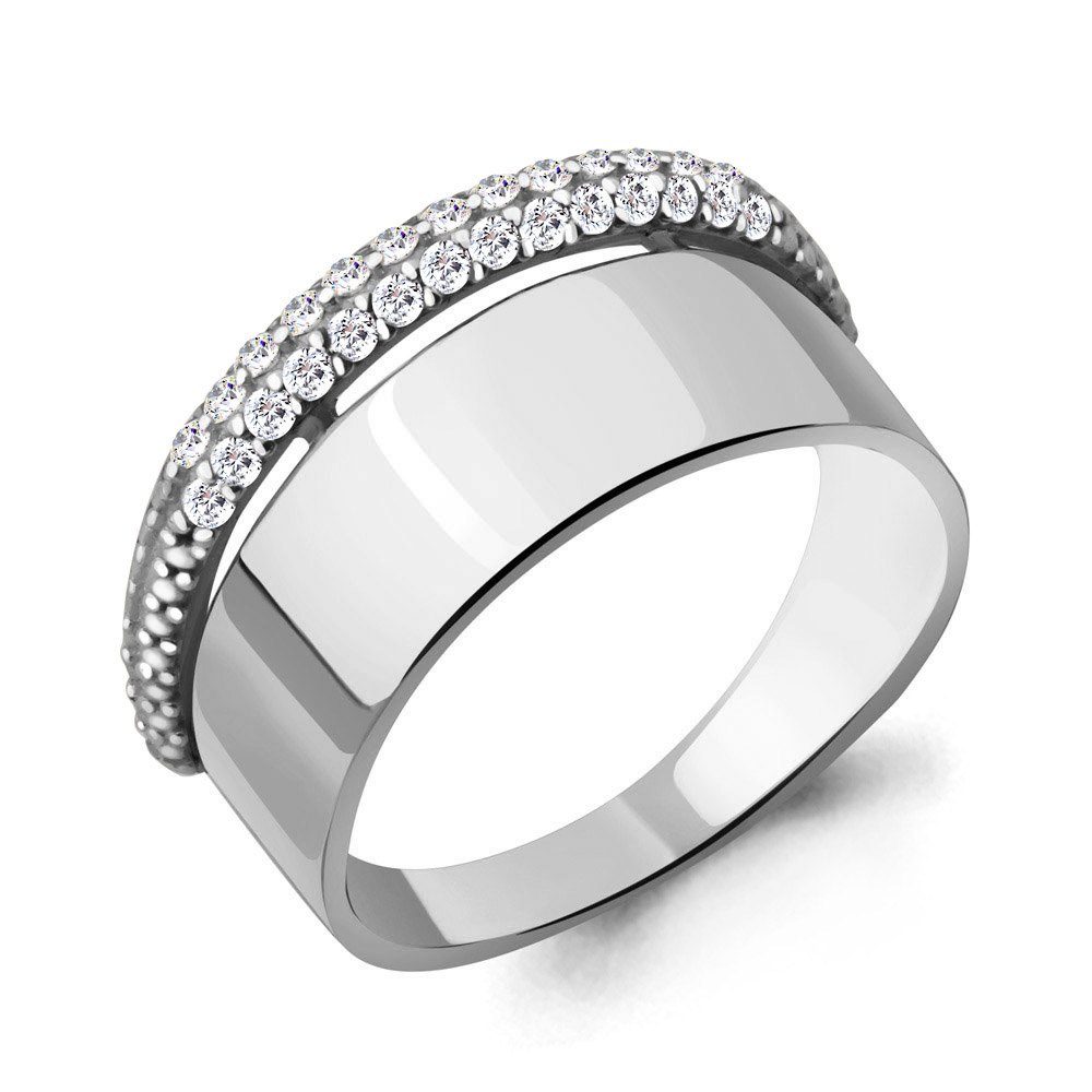 

Кольцо из серебра с фианитом Aquamarine Aquamarine 68683А_925_р р. 18, 68683А_925_р
