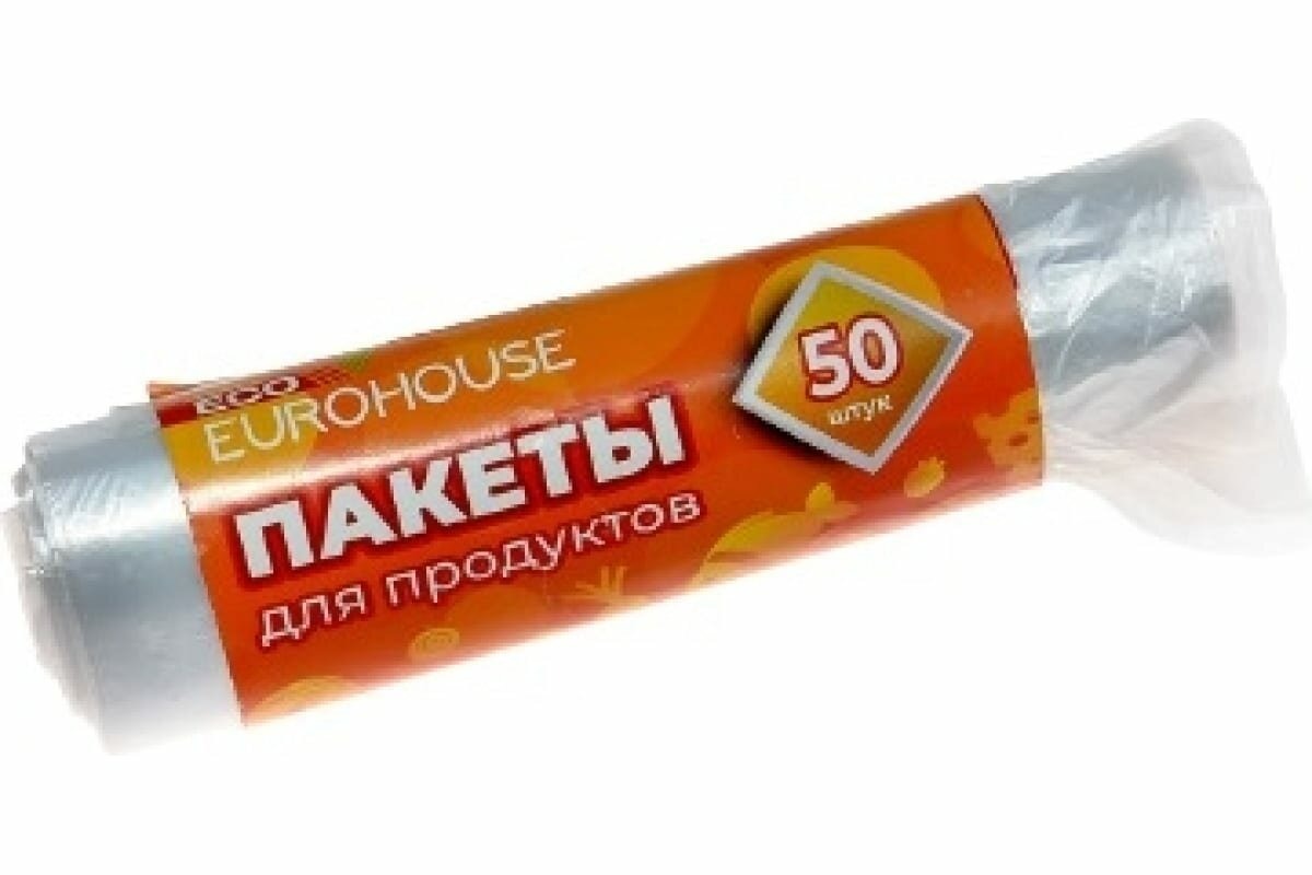 Пакеты фасовочные для хранения продуктов Eurohouse Eco 24 х 31 см 50 шт