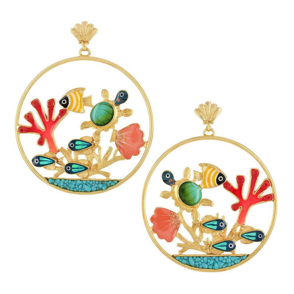 

Серьги из бижутерного сплава с бусинами TARATATA TT-E23-06976, TT-E23-06976