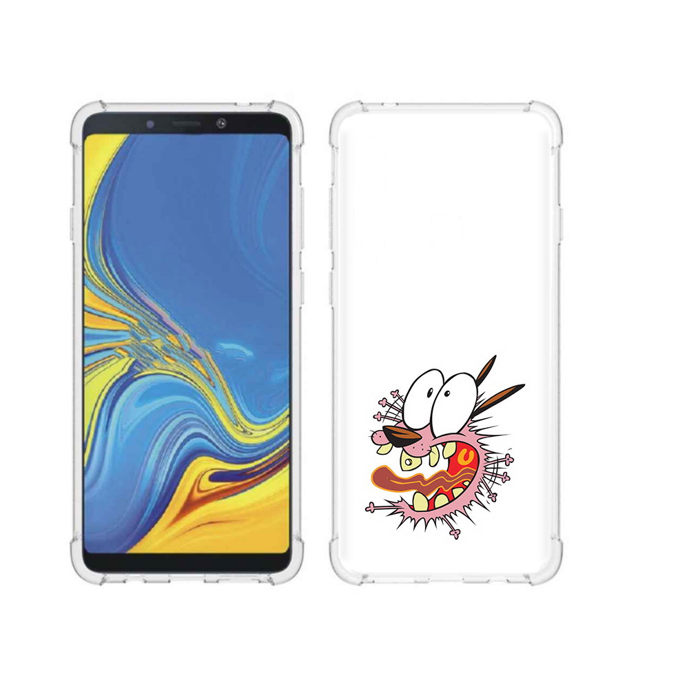 

Чехол MyPads Tocco для Samsung Galaxy A9 испуганный бобик (PT118683.560.381), Прозрачный, Tocco