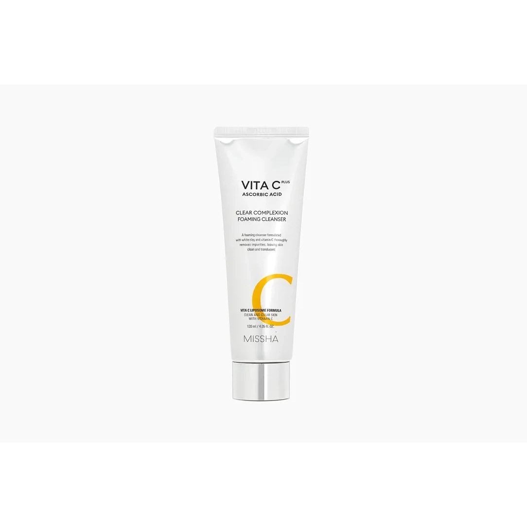 Пенка для лица MISSHA Vita C Clear Complexion Foaming Cleanser с витамином C, 120 мл маска кондиционер clear vita abe легкость от корней 200 мл