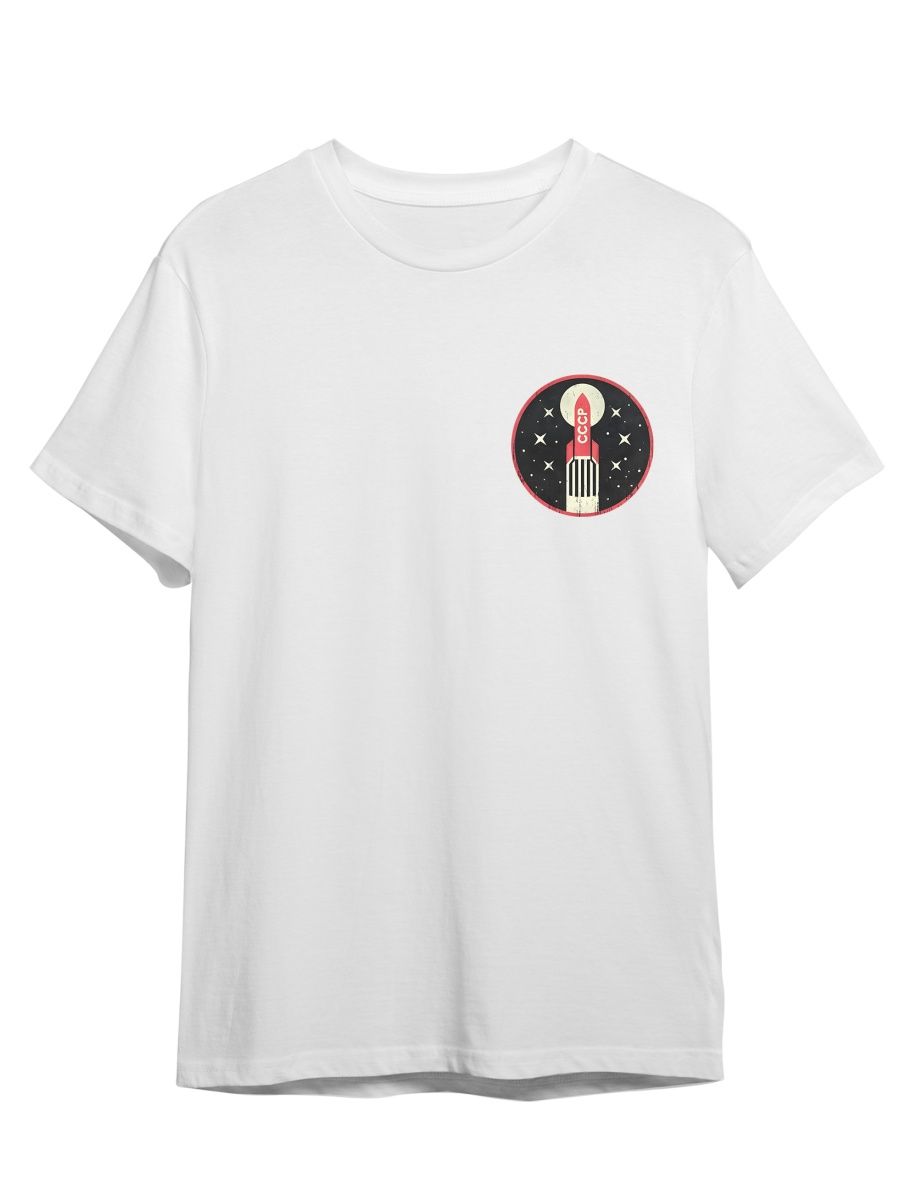 

Футболка унисекс СувенирShop Космос/СССР/Восток/Космонавт 8 белая S, Белый, "Космос/СССР/Восток/Космонавт" 8
