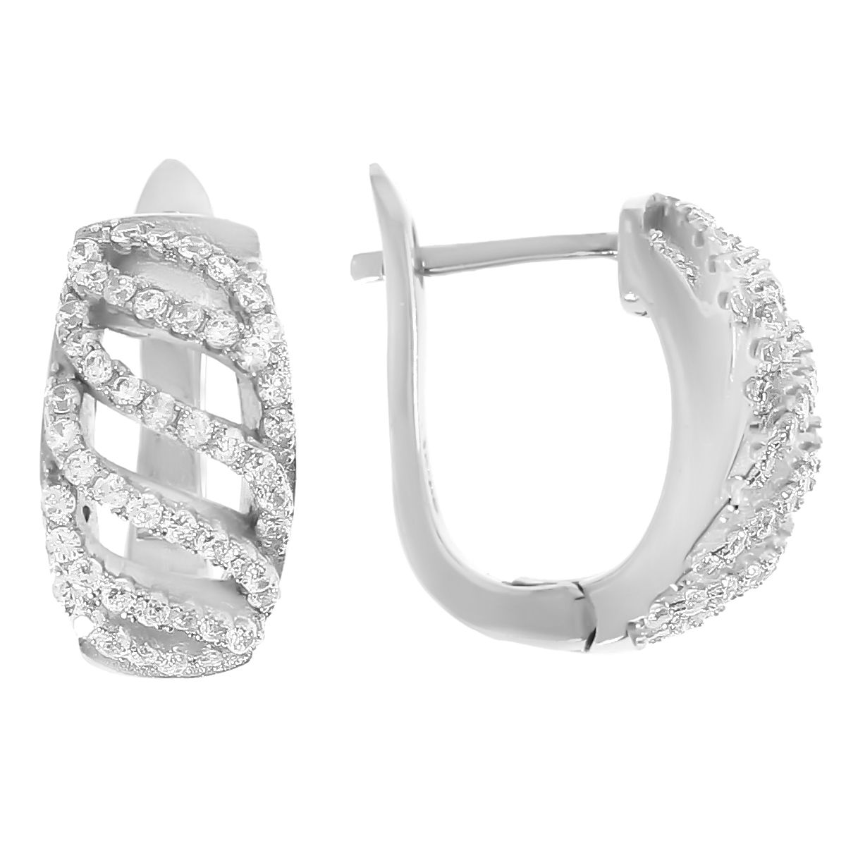 

Серьги из серебра с фианитом Balex Jewellery 2422910158, 2422910158
