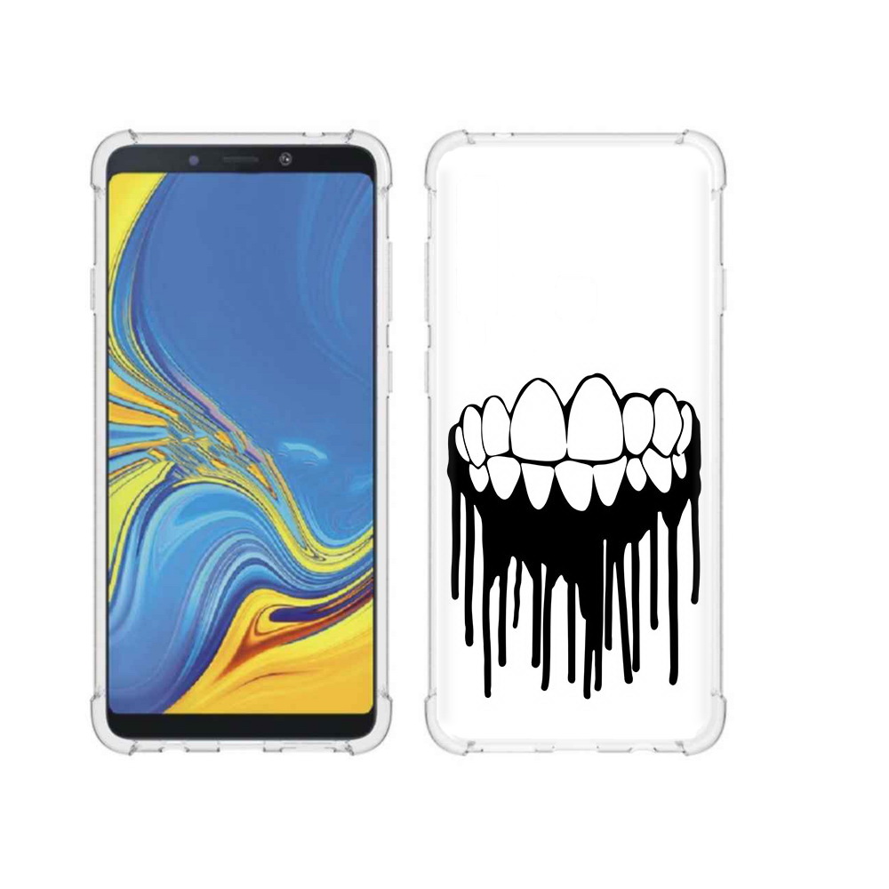 

Чехол MyPads Tocco для Samsung Galaxy A9 зубы (PT118683.560.372), Прозрачный, Tocco