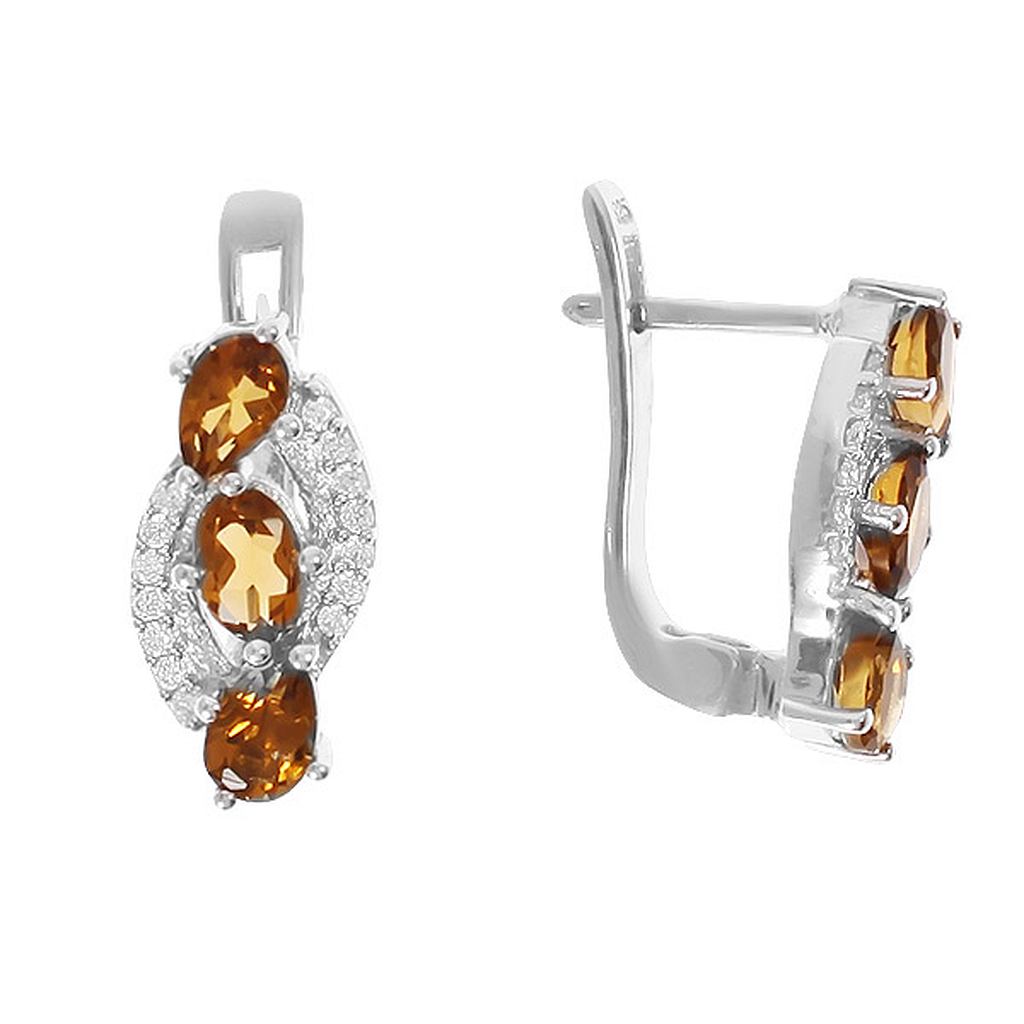 

Серьги из серебра с кварцем Balex Jewellery 2410931351, 2410931351