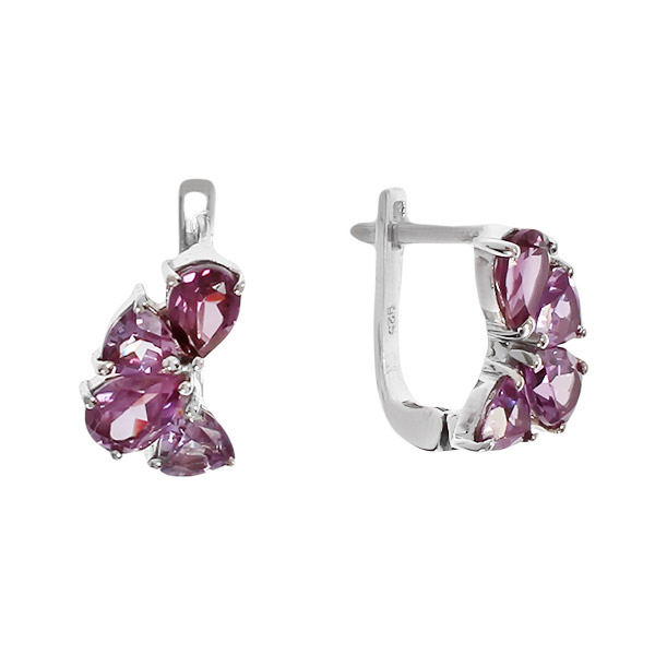 

Серьги из серебра с александритом Balex Jewellery 2410931347, 2410931347