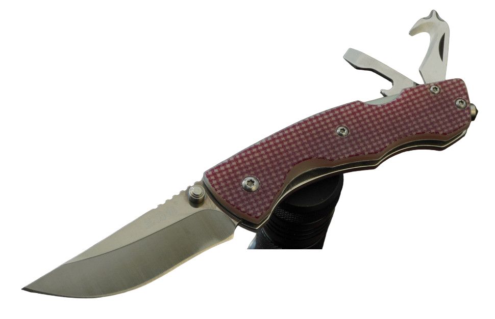 

Складной нож-мультитул Sanrenmu 7095SUC-GL-T4, Красный, 7095SUC