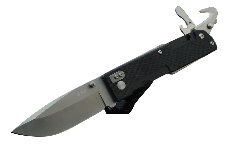 

Складной нож SRM Knives Sanrenmu 9052MUC-GH-T4, Черный, Sanrenmu 9052MUC