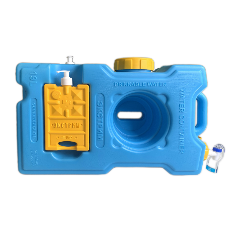 Канистра для воды ЭКСТРИМ Контейнер (19 литров, синяя)