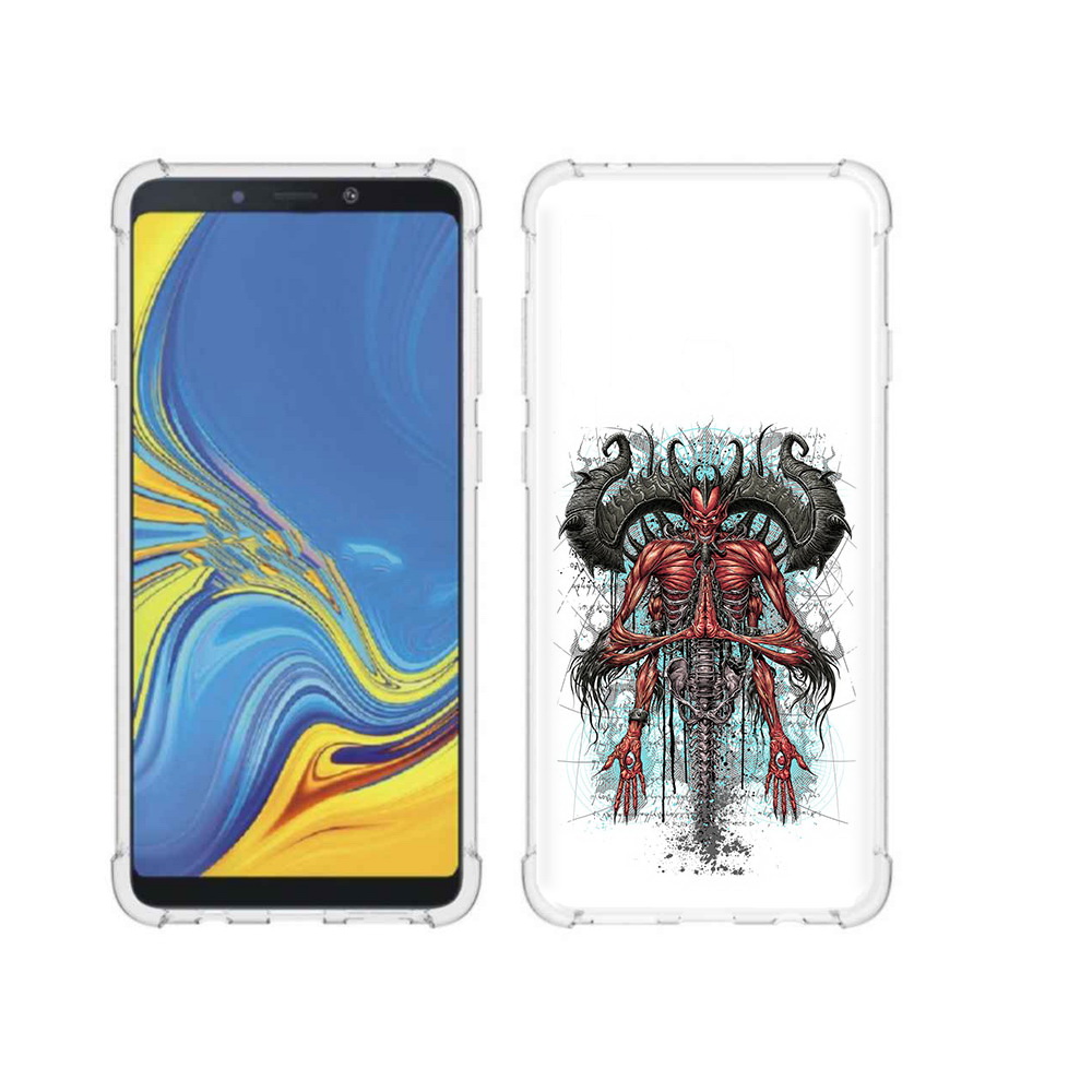 

Чехол MyPads Tocco для Samsung Galaxy A9 дьявол (PT118683.560.340), Прозрачный, Tocco
