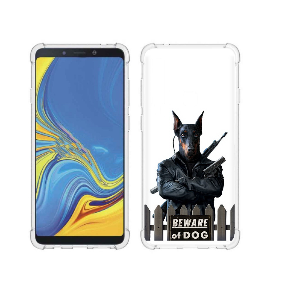 

Чехол MyPads Tocco для Samsung Galaxy A9 доберман (PT118683.560.332), Прозрачный, Tocco