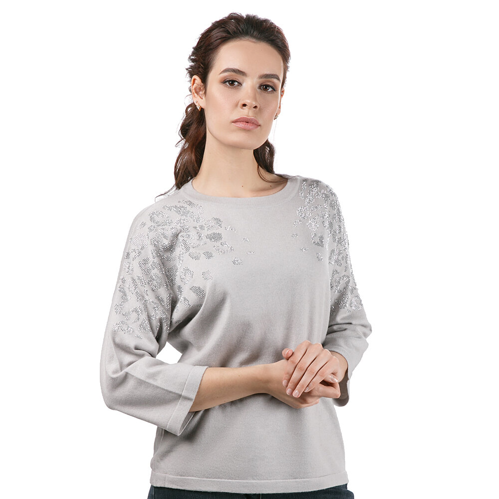 

Джемпер женский Westfalika CC-19W-17173-1 серый 50 RU, CC-19W-17173-1