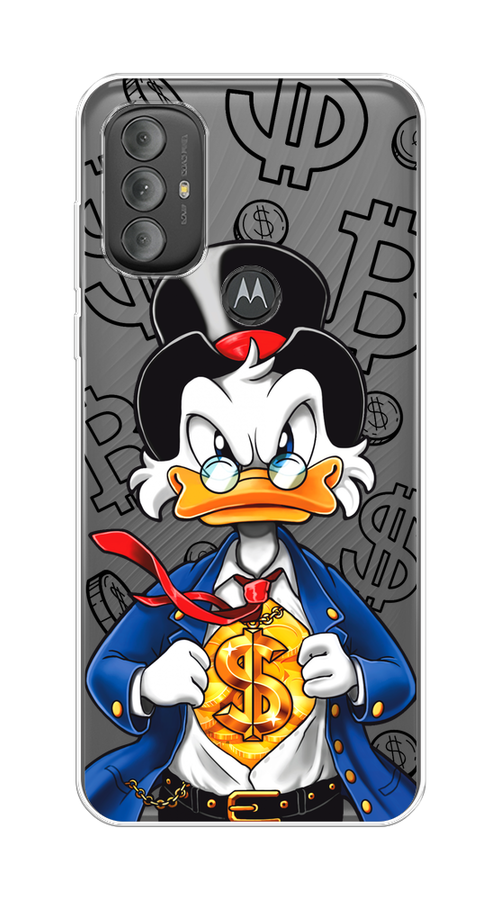 

Чехол на Motorola Moto G Power 2022 "Scrooge Goldman", Черный;белый;синий, 242850-1