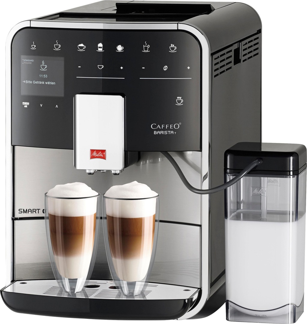 Кофемашина автоматическая Melitta F 860-100 Barista TS Smart серебристый, черный