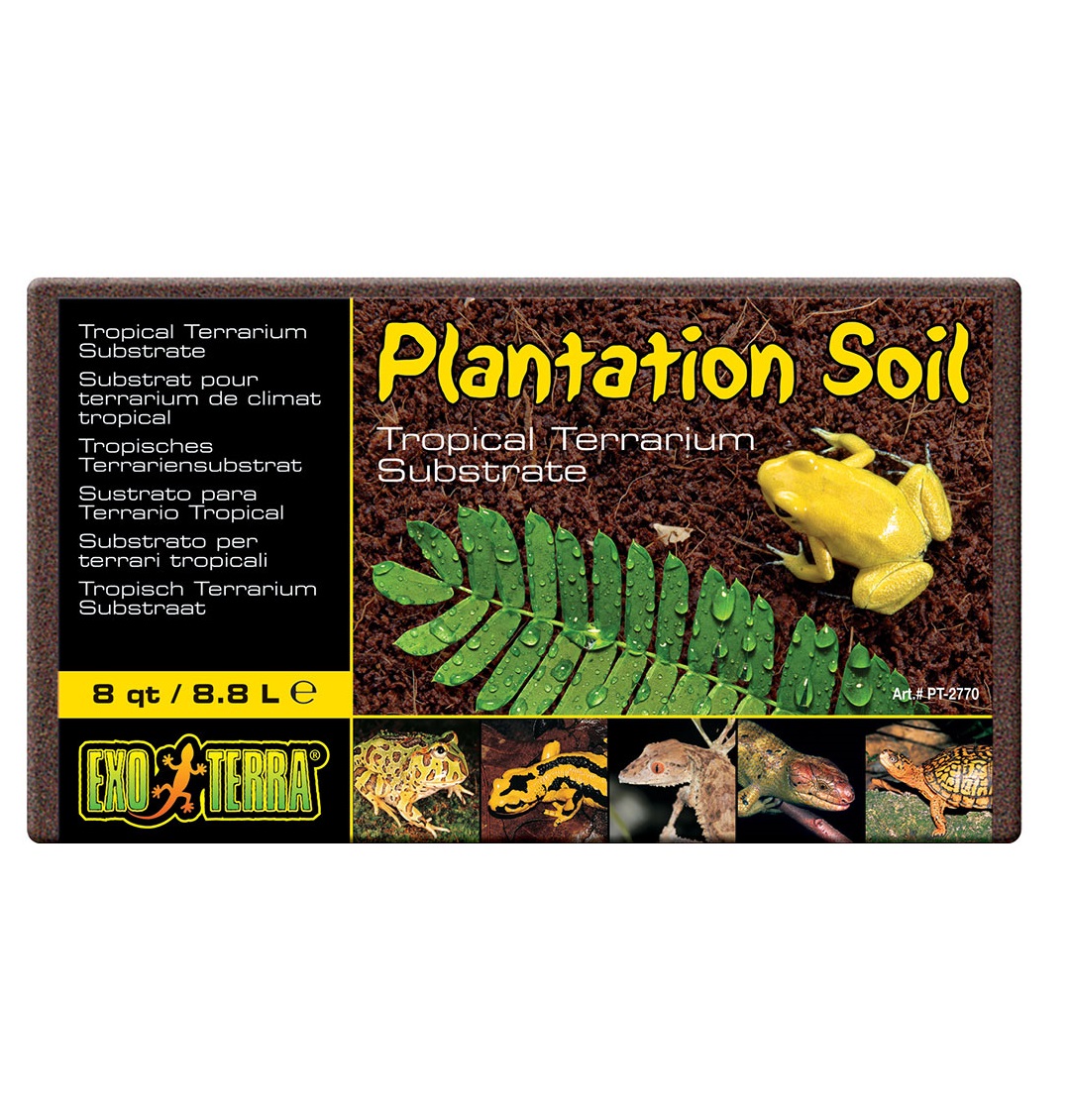 Субстрат для террариума Exo Terra Plantation Soil, Кокосовая крошка, 8,8 л