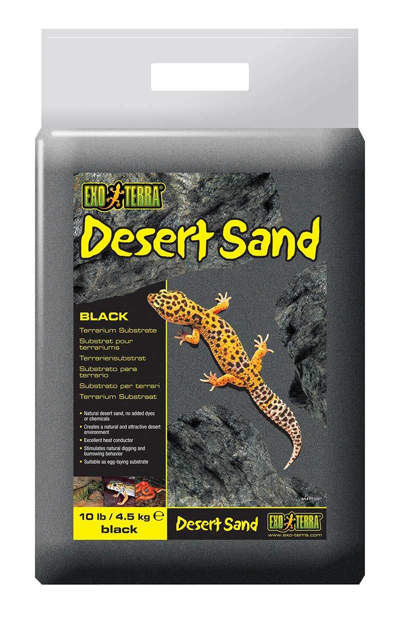 

Грунт для террариума Exo Terra Desert Sand черный, 4,5 кг, Desert Sand