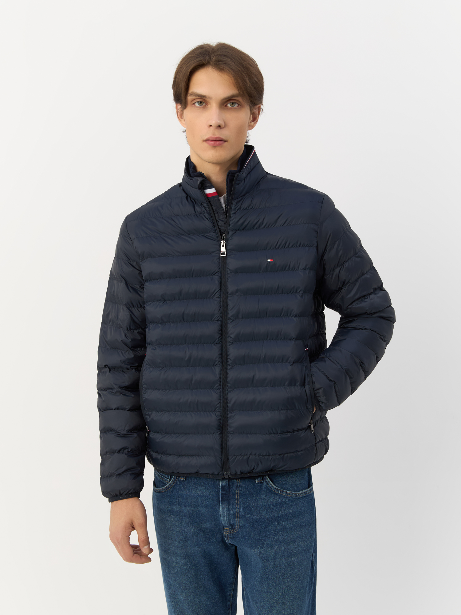 Куртка Tommy Hilfiger для мужчин, синий-DW5, L/52, MW0MW18763