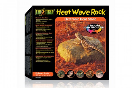 Греющий камень для террариума Exo Terra Heat Wave Rock 10 Вт средний, 15.5 х 15.5 х 5 см