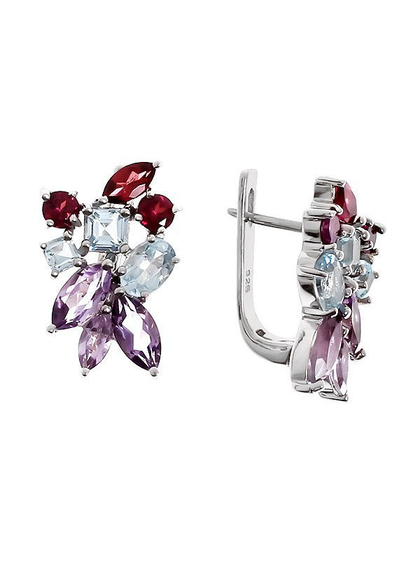 

Серьги из серебра с топазом Balex Jewellery 2405936685, 2405936685
