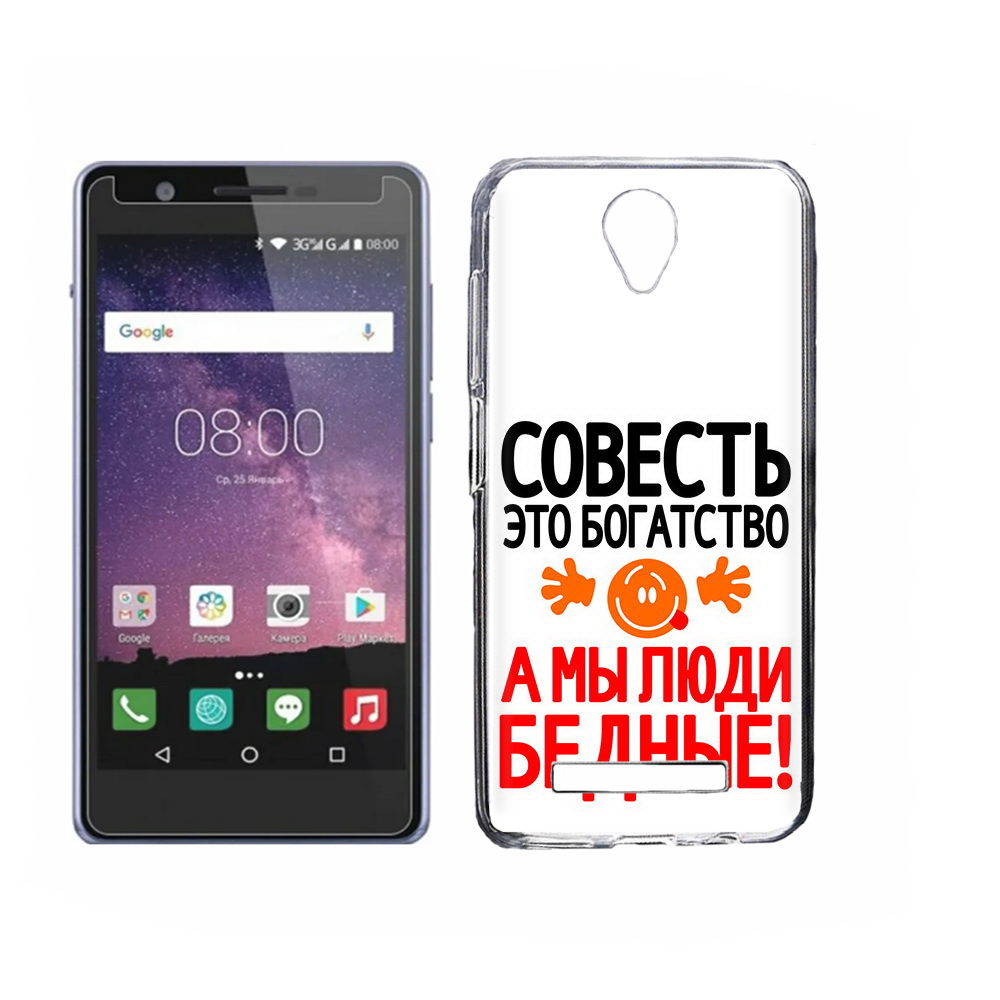 

Чехол MyPads Tocco для Philips S318 совесть, Прозрачный, Tocco