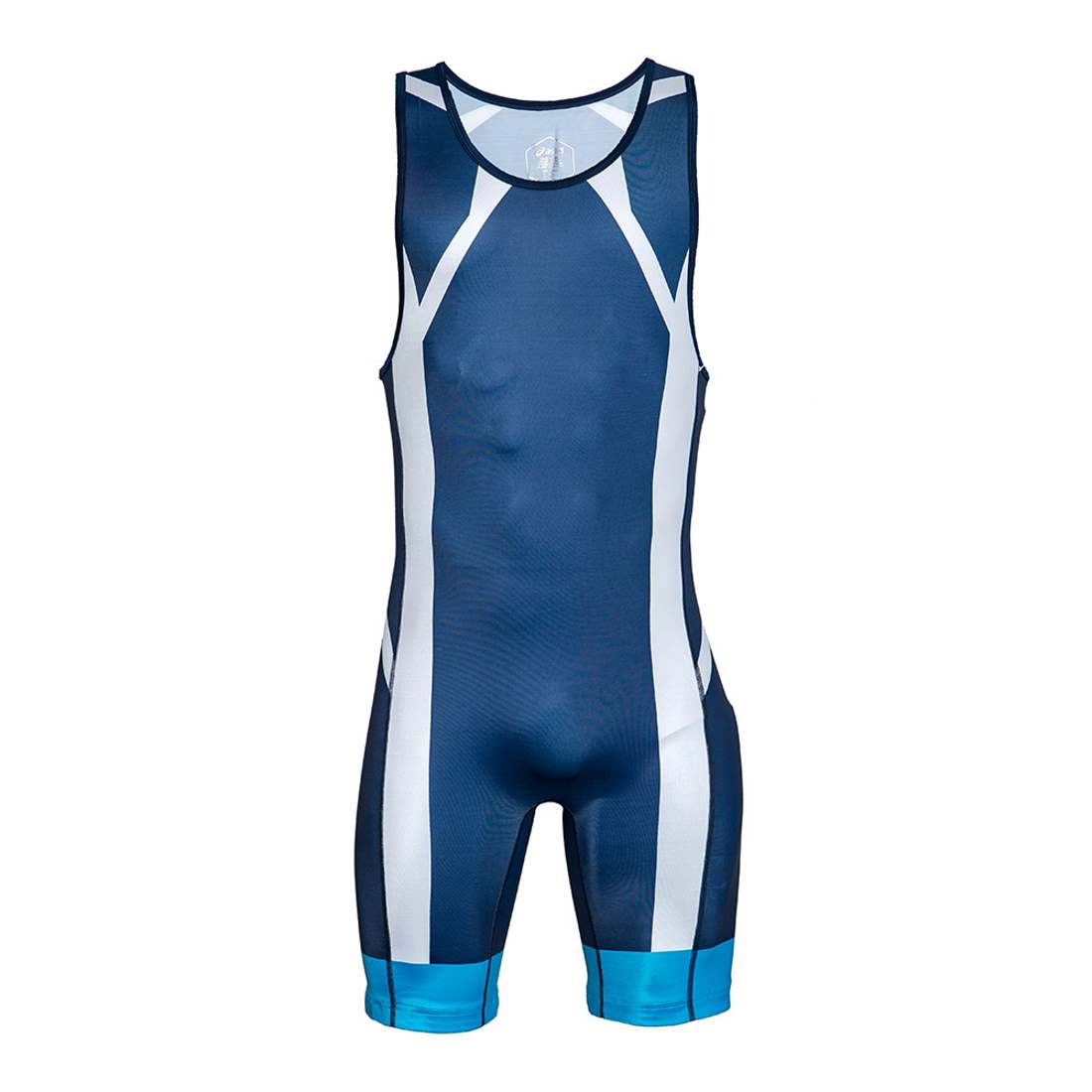 

Трико борцовское мужское ASICS 157516 0050 WRESTLING SINGLET синий полиэстер 3XL, 1575160050