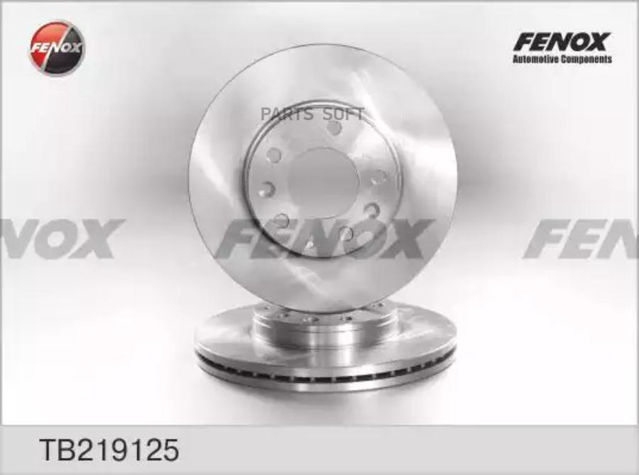 

FENOX TB219125 TB219125_диск тормозной передний \ Mazda 6 2.3/2.0Di 02 1шт